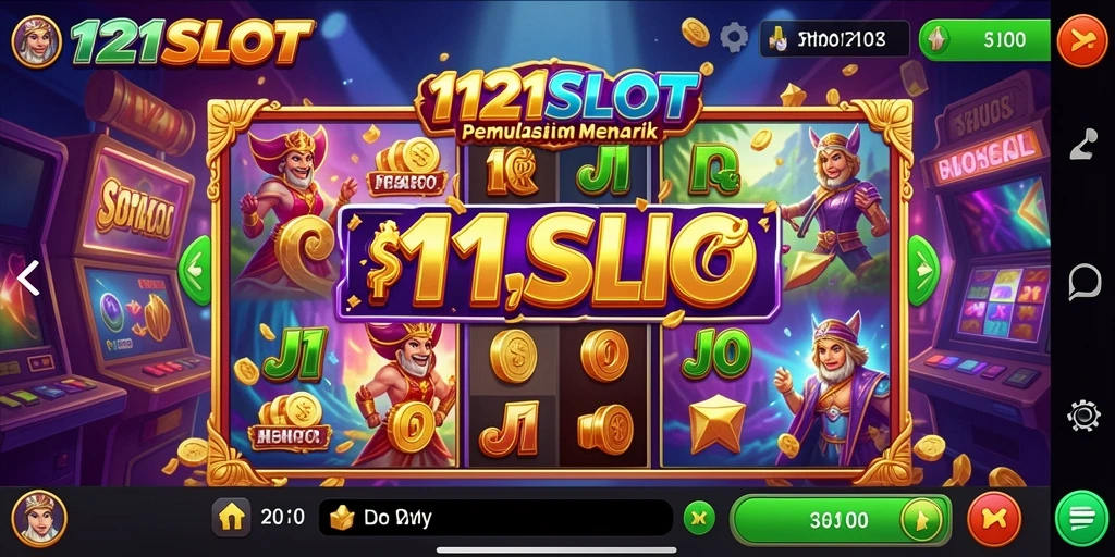 Tampilan gameplay menarik dari 1121SLOT yang menegangkan.