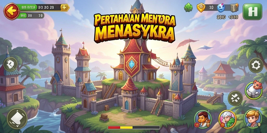 Screenshot gameplay 88ID yang menarik dalam aksi Tower Defense.
