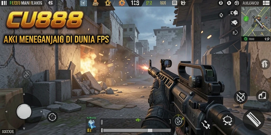 Gameplay mendebarkan di CU888 dengan pertempuran FPS yang intens.
