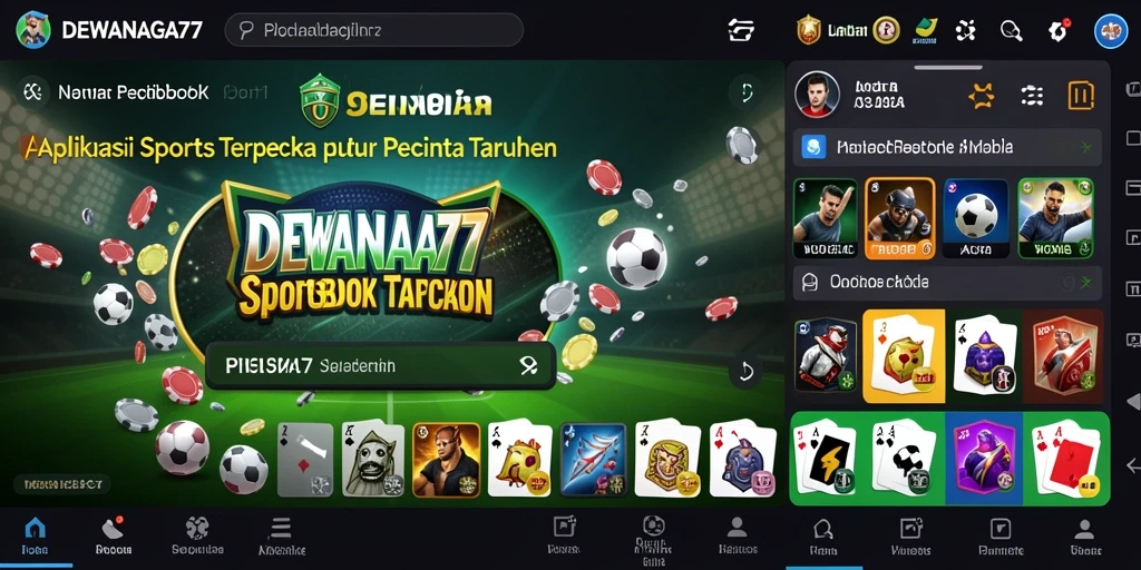 Tampilan gameplay DEWANAGA77 dengan fitur taruhan yang menarik.