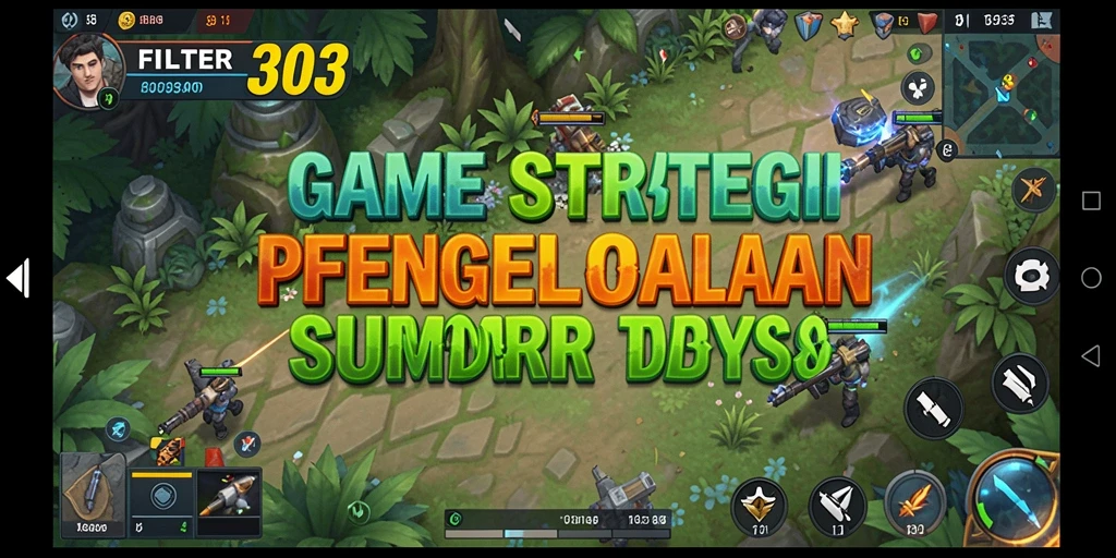 Tangkapan layar menampilkan gameplay seru FILTER303 dalam membangun kerajaan.