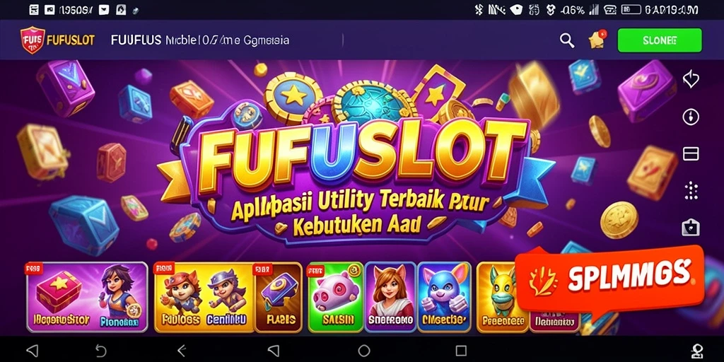 Tampilan antarmuka FUFUSLOT yang user-friendly dan menarik.