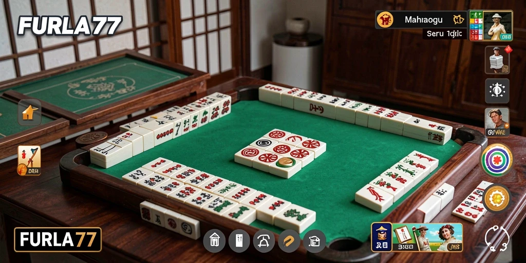 Gameplay seru dalam FURLA77 dengan elemen Mahjong yang menarik.