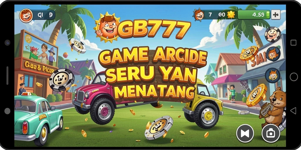 Tampilan gameplay GB777 dengan tantangan Arcade seru.