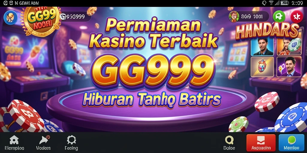 Screenshot gameplay GG999 yang menampilkan suasana kasino yang mengasyikkan.