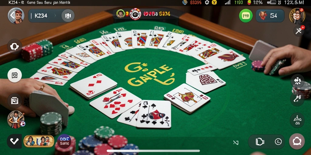 Gameplay seru dan menarik dari K234 dalam permainan Gaple.