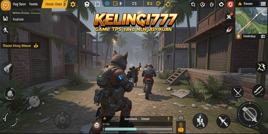 Tangkapan layar KELINCI777 menampilkan aksi seru dalam game TPS.