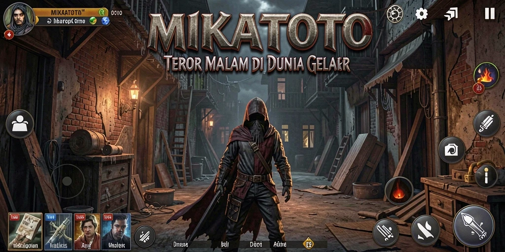 Tangkapan layar dari gameplay MIKATOTO yang menakutkan.