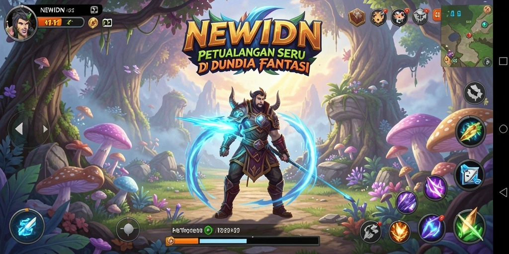 Screenshot menampilkan gameplay <strong>NEWIDN</strong> dengan aksi petualangan yang menarik.