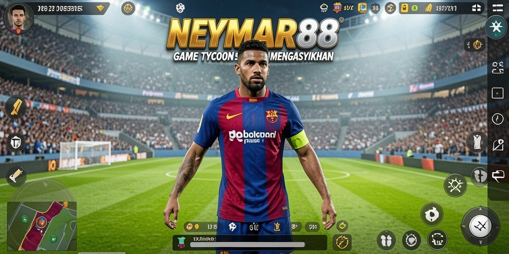 Tampilan gameplay seru dalam NEYMAR88 menanti pemain.