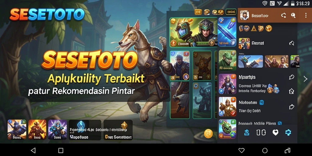 Tampilan antarmuka SESETOTO yang intuitif dan user-friendly.