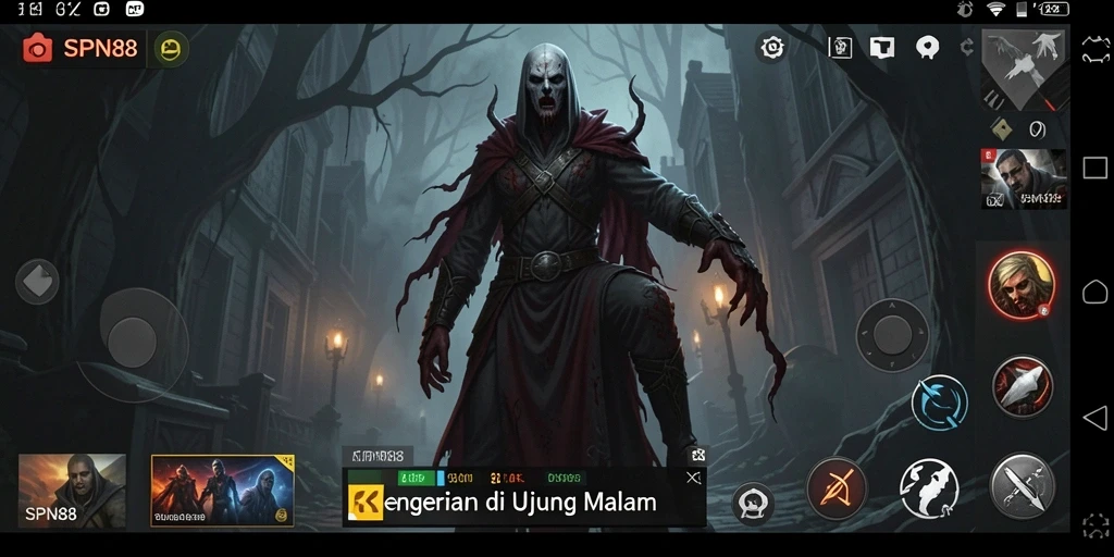 Tangkapan layar dari gameplay menakutkan SPN88 yang intens.